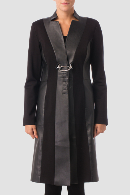 Joseph Ribkoff coat style 163407. Black/black