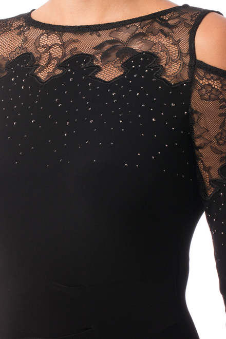 Joseph Ribkoff dress style 163501. Black/black. 3