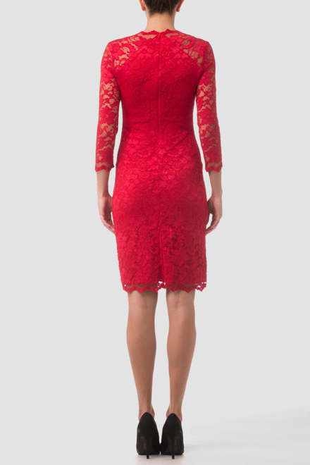 Joseph Ribkoff dress style 163507. Red. 2
